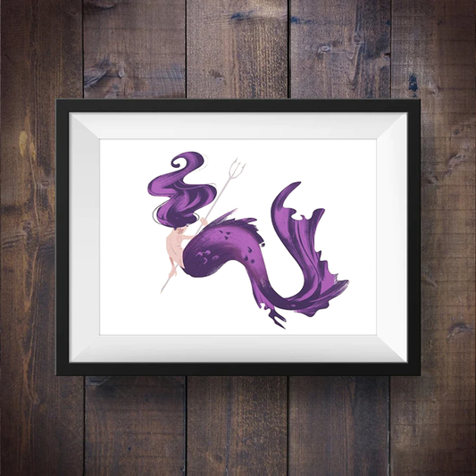 Mermaid Print — Signed 5x7