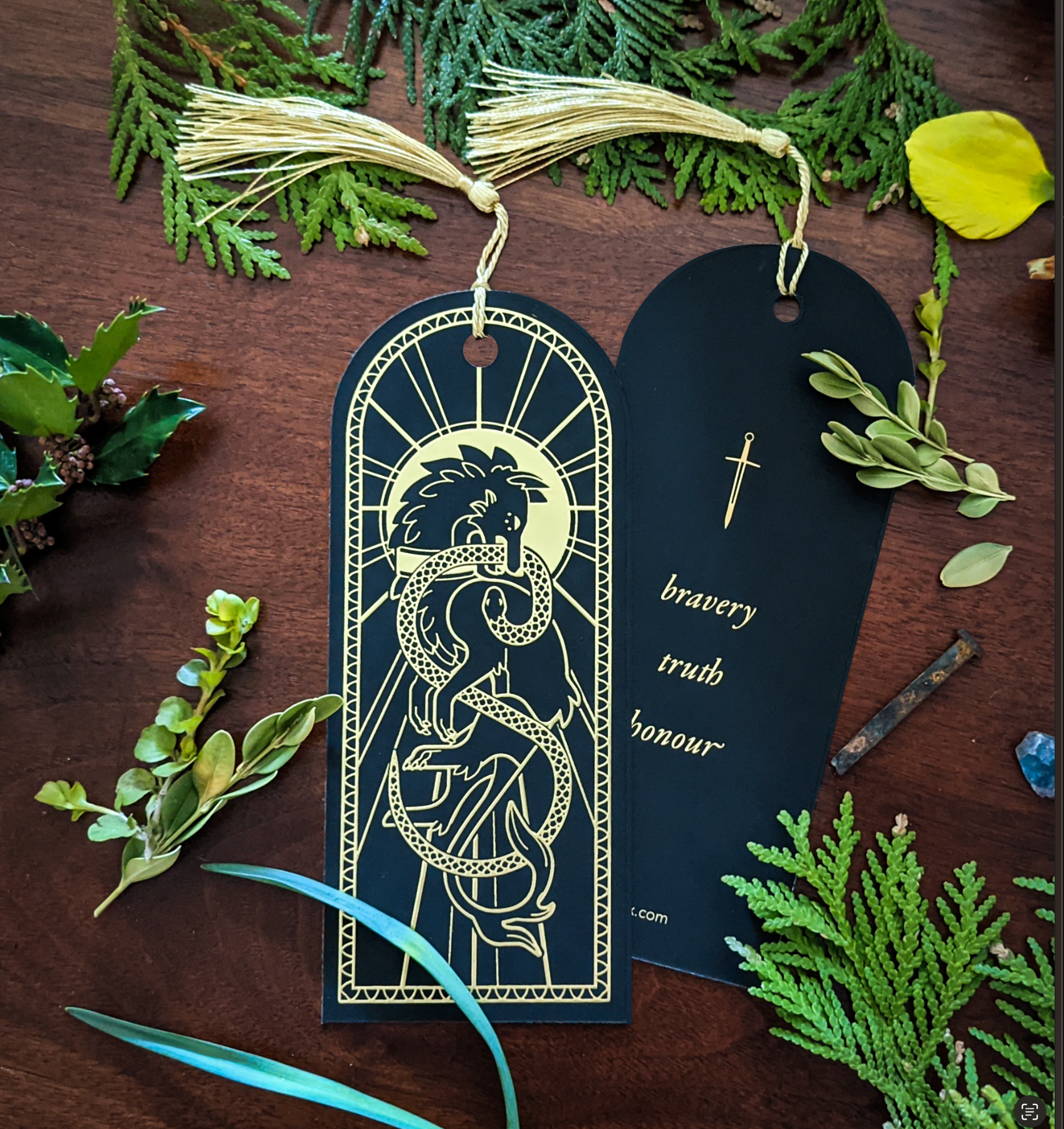 Fabled Foil Bookmarks – Art by A.Giroux