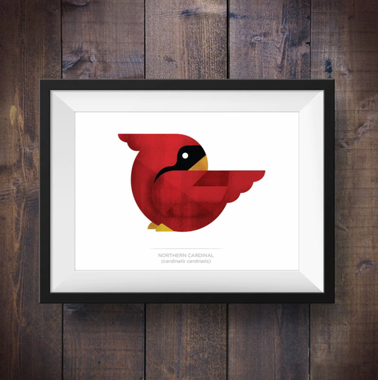 Red Northern Cardinal - Signed Print (2 sizes)