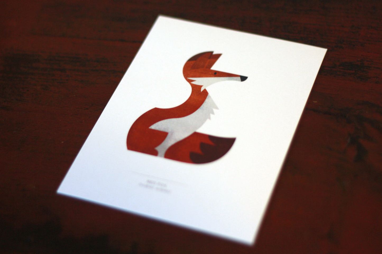 Red Fox - Signed 5x7" Print