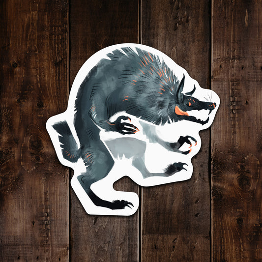Werewolf Vinyl Sticker